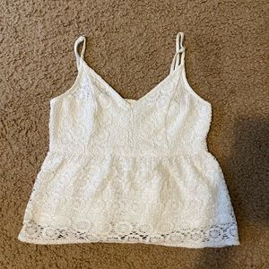 Abercrombie & Fitch Womens Lace Tank